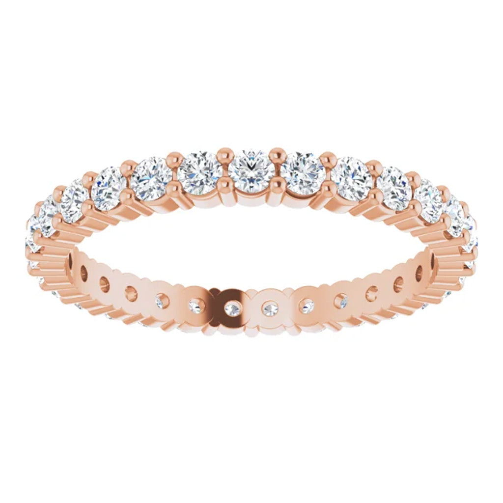 Lab Grown Diamond Eternity Ring, 7/8 CT, Common Prongs