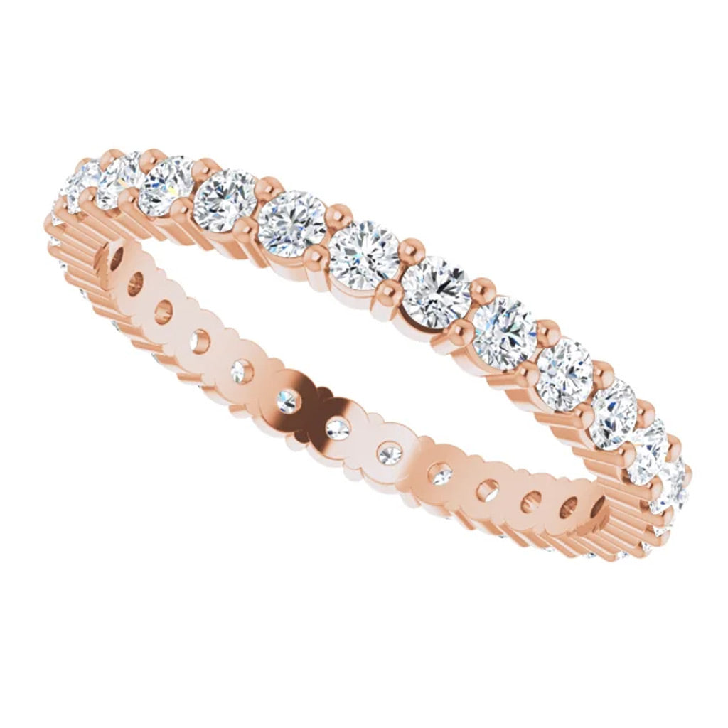 Lab Grown Diamond Eternity Ring, 7/8 CT, Common Prongs