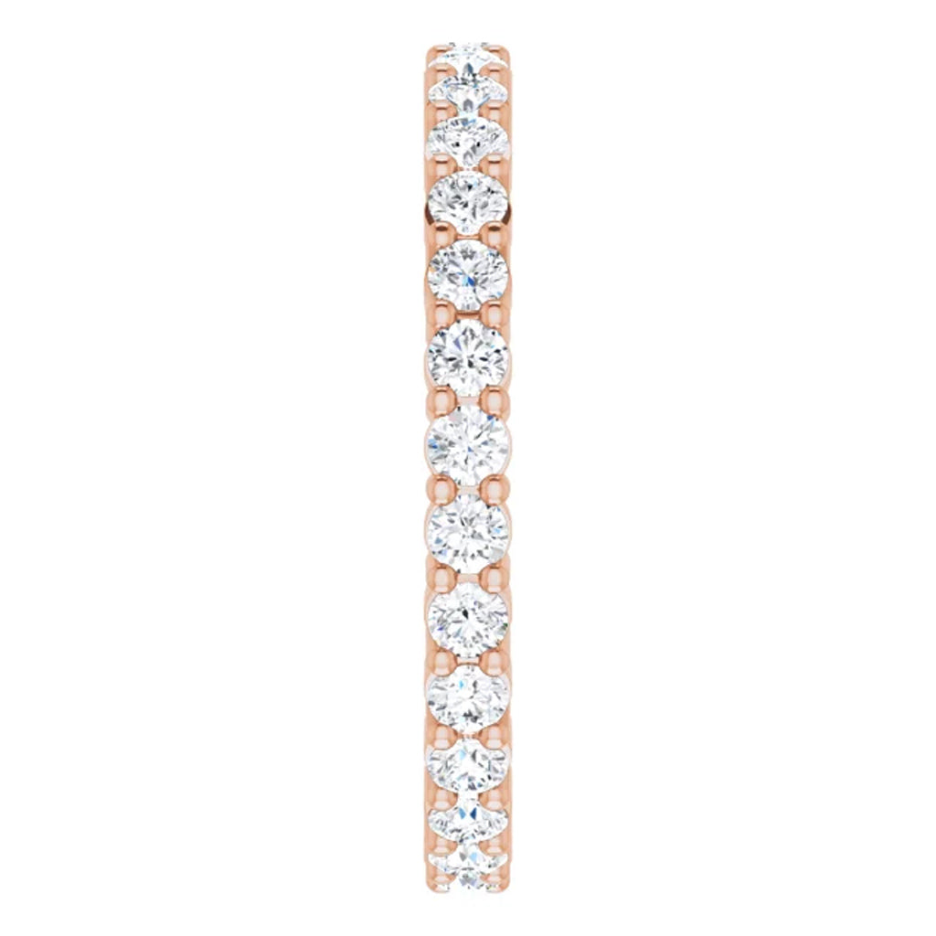 Lab Grown Diamond Eternity Ring, 7/8 CT, Common Prongs