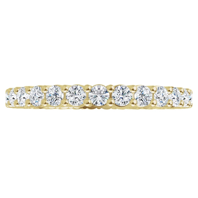 Lab Grown Diamond Eternity Ring, 7/8 CT, Common Prongs