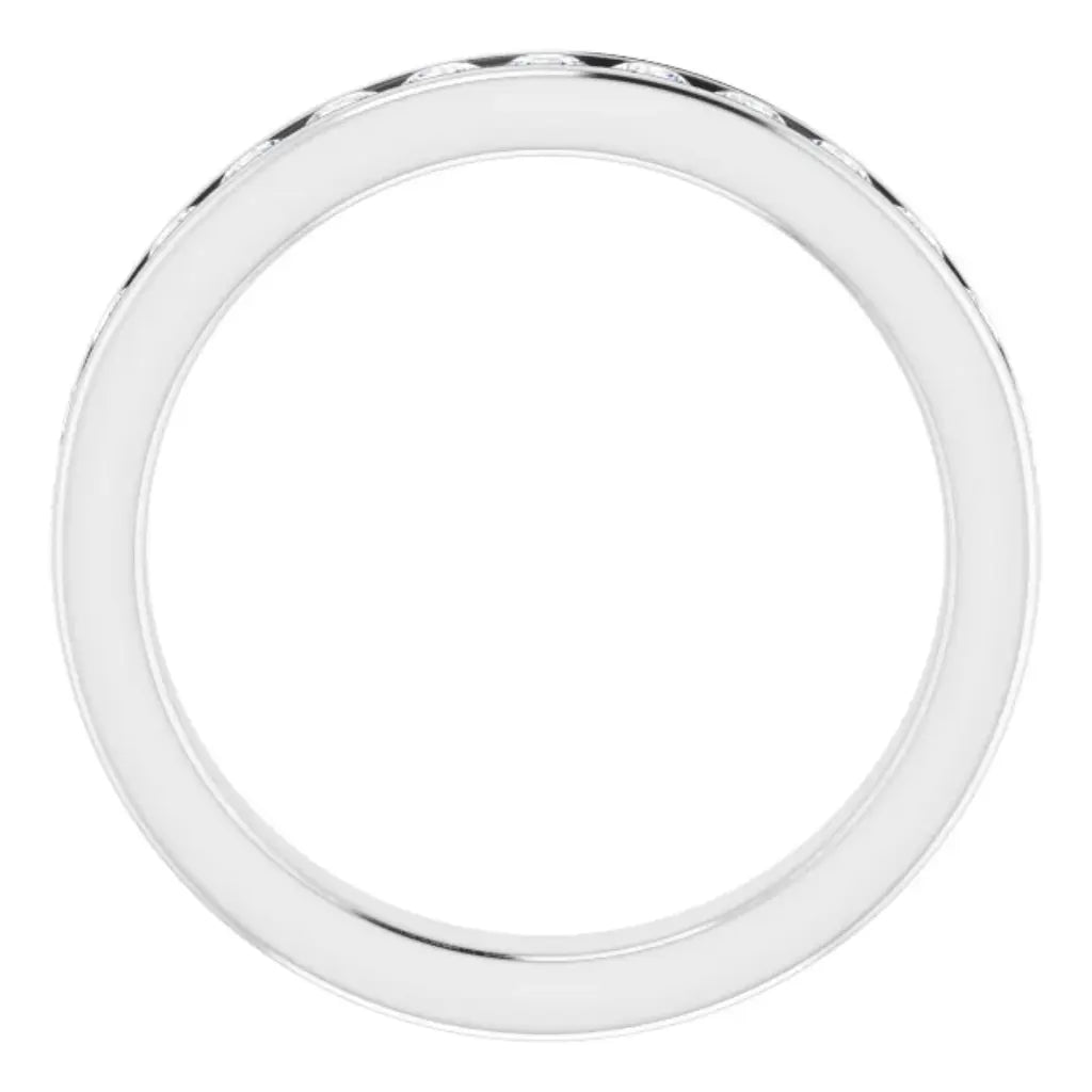 Lab Grown Diamond Anniversary Ring, 1/2 CT, Channel Set