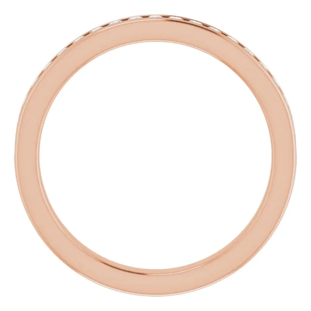 Lab Grown Diamond Anniversary Ring, 1/4 CT, Channel Set