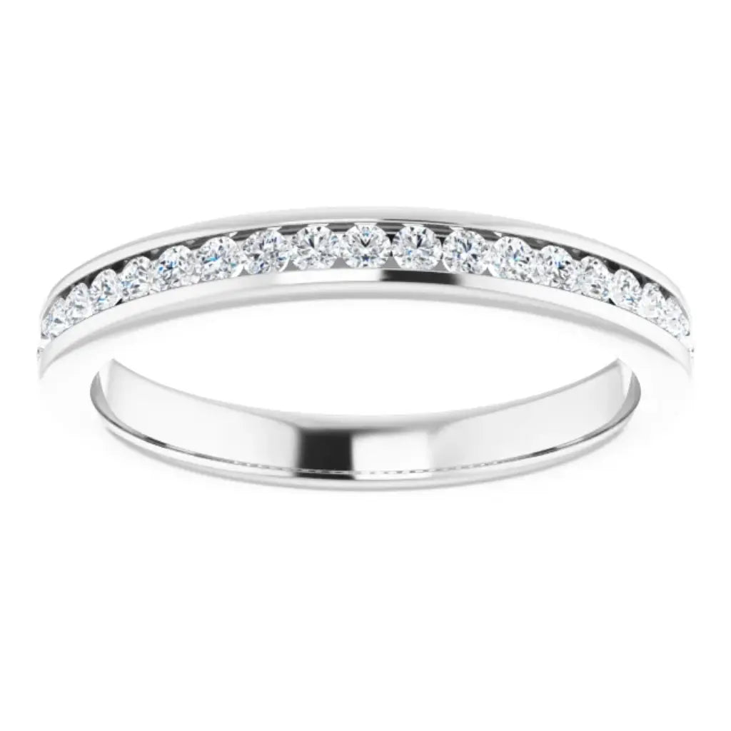 Lab Grown Diamond Anniversary Ring, 1/4 CT, Channel Set