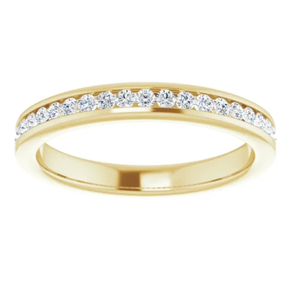 Lab Grown Diamond Anniversary Ring, 1/4 CT, Channel Set