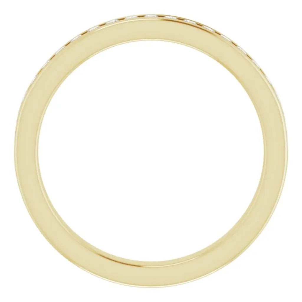 Lab Grown Diamond Anniversary Ring, 1/4 CT, Channel Set