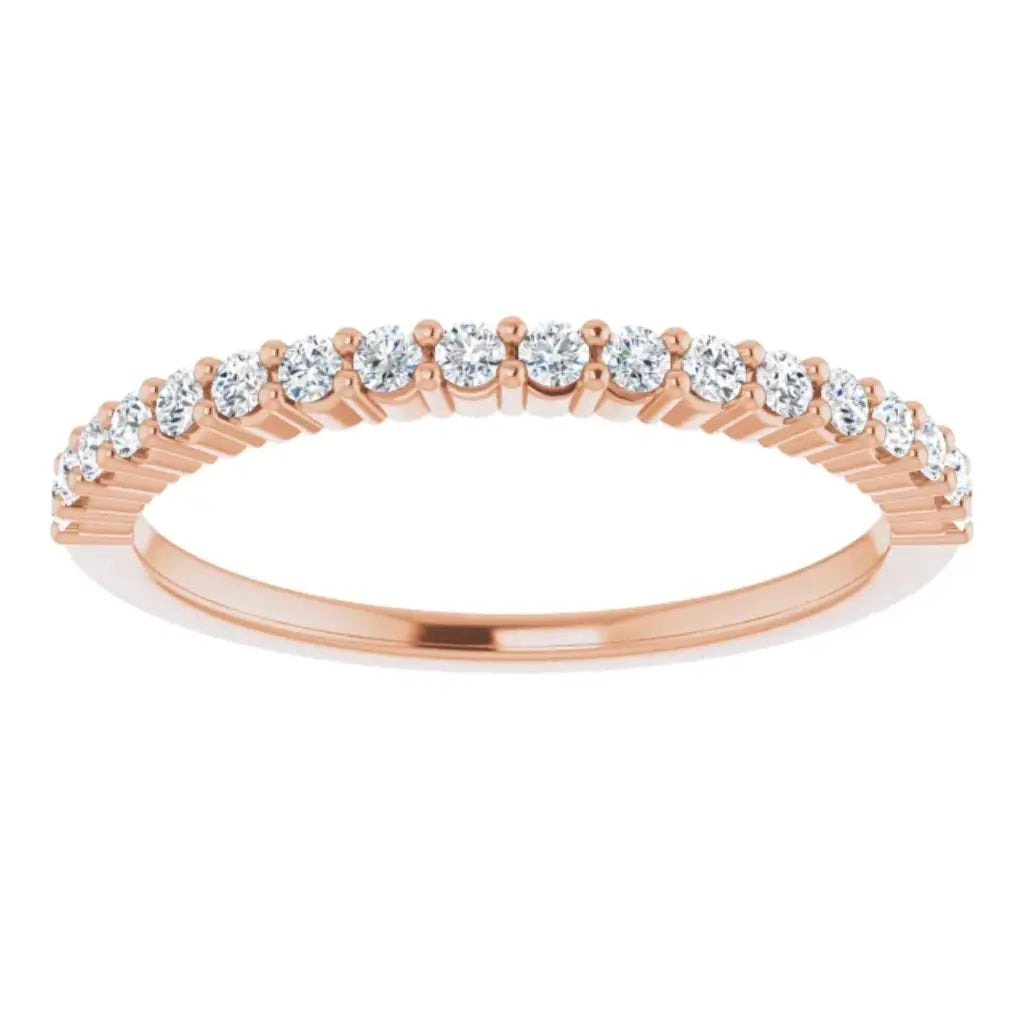 Lab Grown Diamond Anniversary Ring, 1/4 CT, Common Prongs