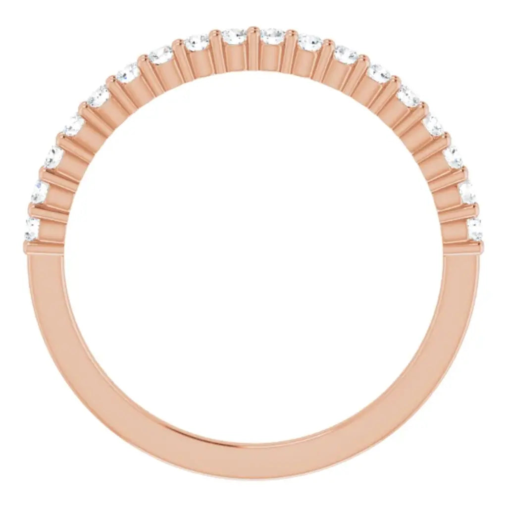 Lab Grown Diamond Anniversary Ring, 1/4 CT, Common Prongs
