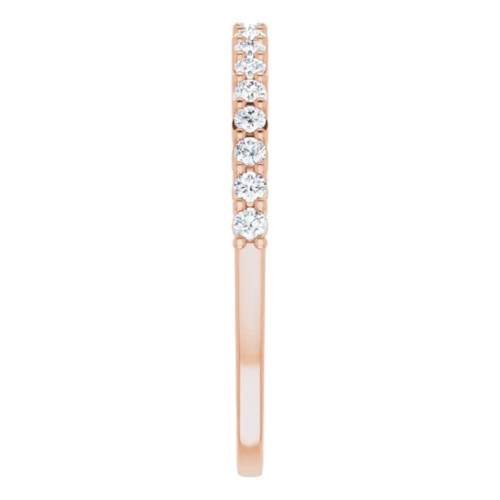 Lab Grown Diamond Anniversary Ring, 1/4 CT, Common Prongs