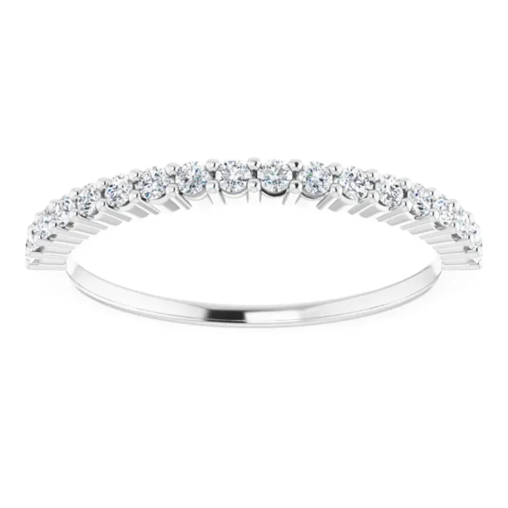 Lab Grown Diamond Anniversary Ring, 1/4 CT, Common Prongs