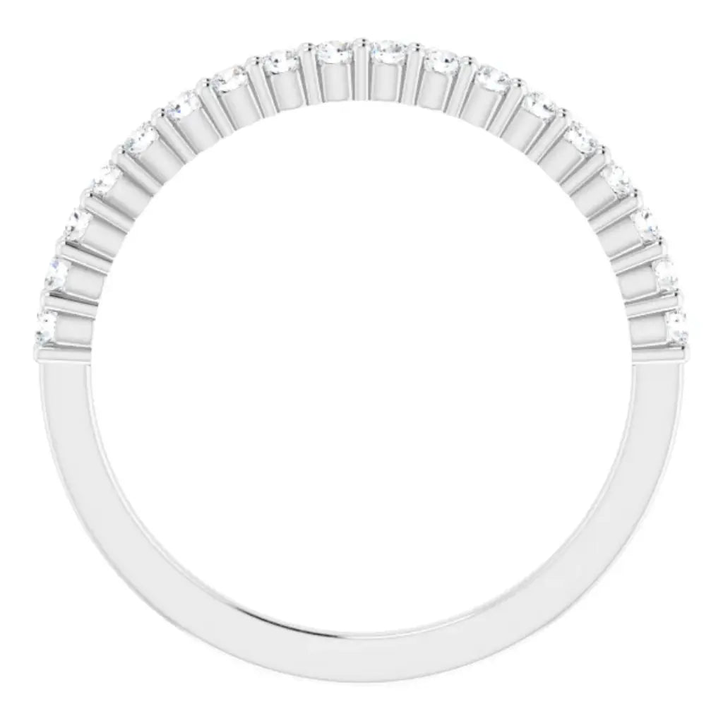 Lab Grown Diamond Anniversary Ring, 1/4 CT, Common Prongs