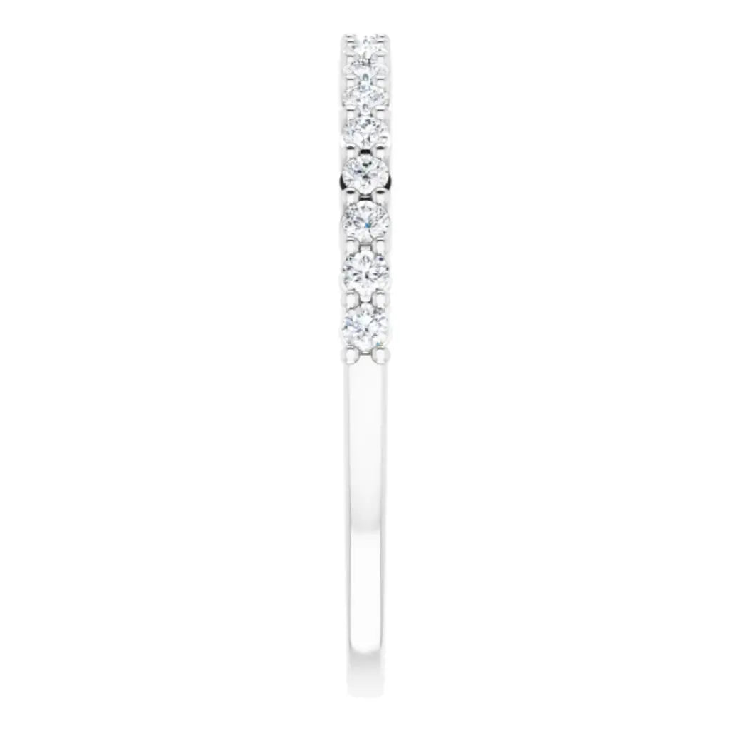 Lab Grown Diamond Anniversary Ring, 1/4 CT, Common Prongs