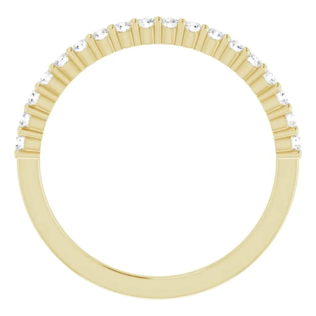 Lab Grown Diamond Anniversary Ring, 1/4 CT, Common Prongs