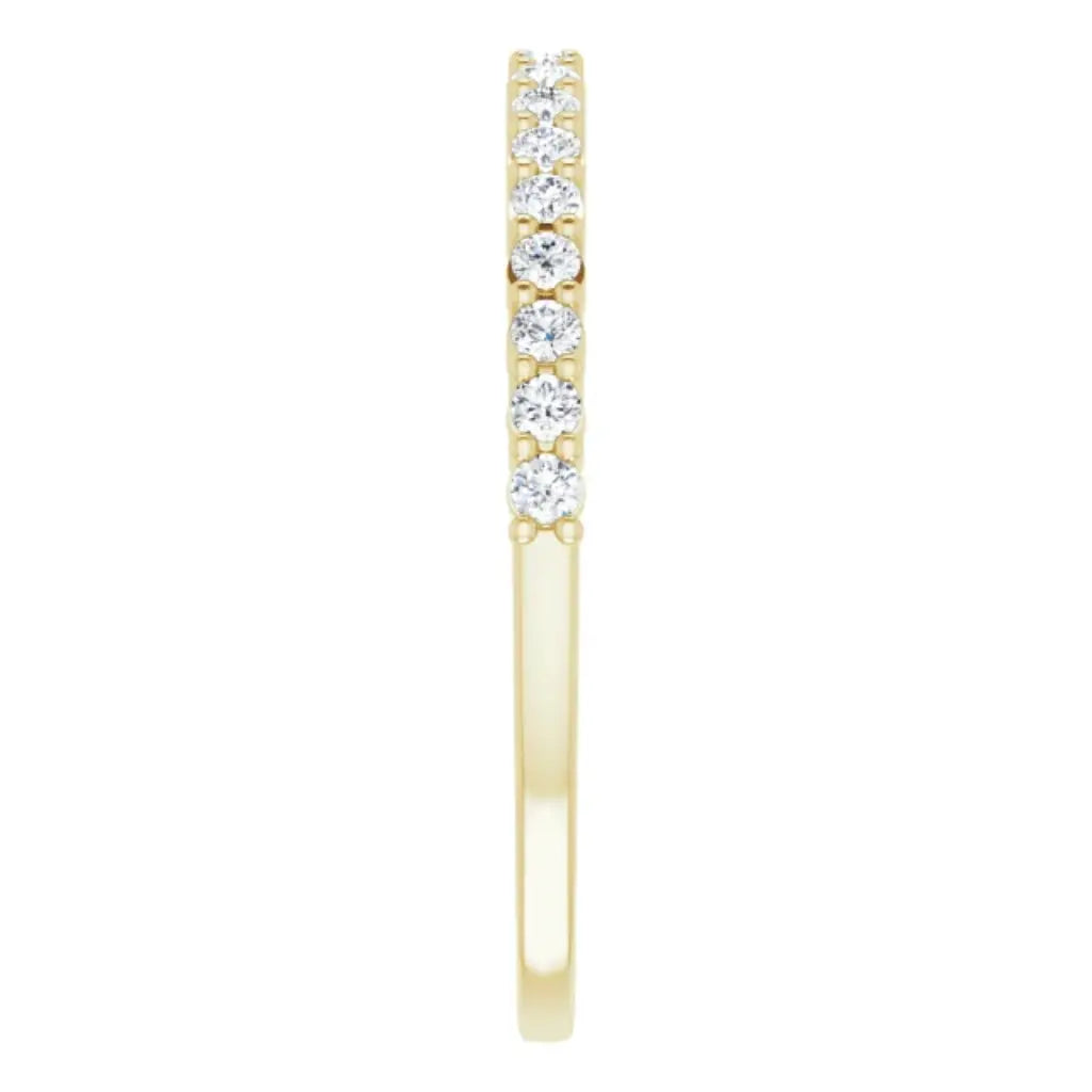 Lab Grown Diamond Anniversary Ring, 1/4 CT, Common Prongs