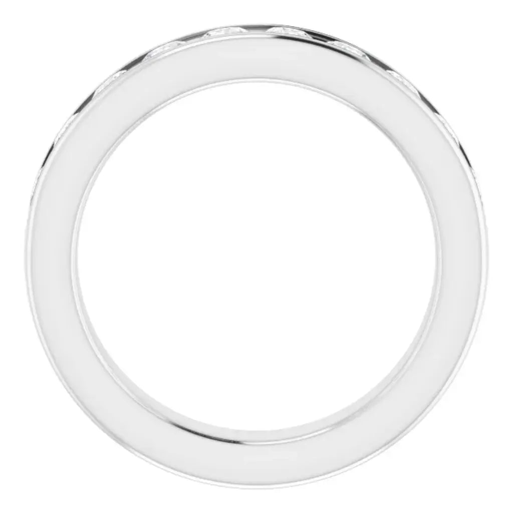 Lab Grown Diamond Anniversary Ring, 1 CT, Channel Set