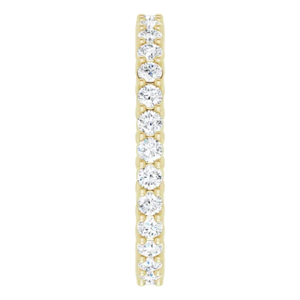 Lab grown diamond reversable eternity ring, 1/2 CTW